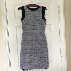 J Crew Light blue Sleeveless Tweed Dress 00